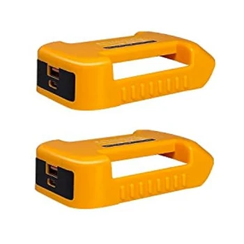 2Pack USB Įkroviklis Adapteris, Dewalt 20V Baterija Su Greito Įkrovimo Galia Varantys Adapteris, USB Kroviklis (Adapteris) Tik Lengva Įdiegti