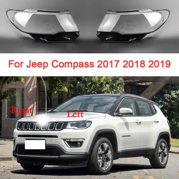 Automobilių Žibintų Stiklas Jeep Compass 2017 2018 2019 Skaidrus Objektyvo Dangtelis Stiklo Lempų Gaubtų Automobilių Reikmenys Pakeitimo