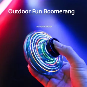 Kūrybos Lauko Įdomus Boomerang Fidget Suktuko Vertus Kontroliuojamų Mini Drone NSO, Plaukiojantiems Žaislo 360 Laipsnių Besisukantis Magija Skraidymas Suktuko